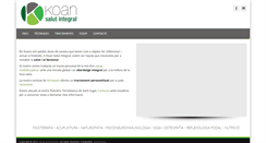 Desktop Screenshot of koansalut.com